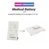 Li-ion 10.8V 4180mAh BATTERY-KV Lithium Medical Battery for Mars1417V-TSI Mars1717V-TSI Flat Panel Detector
