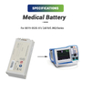 10.8V 5800mAh Lithium Ion Rechargeable 8019-0535-01 Lithium Defibrillator Medical Battery for Zoll R E M2 Series