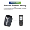 1200mAh 1800mAh 2300mAh Battery 82-150612-01 8215061201 2400mAh for Symbol Zebra Motorola MC2100 MC2180 MC21 Batteria