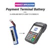 Pos Terminal Battery Li-ion 18650 Battery for 3.7V 2600mAh 3.7V 2600mAh New7210 3.7V 2600mAh Bateria
