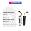 Lithium-ion 3.7V 3350mAh Li-ion Replacement V3M2 Vega 3000 Z9 Black POS Terminal Battery for Castles POS Payment 