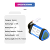 High Capacity Replacement Li-ion 3.7V 7500mAh GSP-1S3P-CH4A Charge 5 Speaker Battery for JBL Charge 5 CHARGE5BLUAM Wireless Bluetooth Speaker