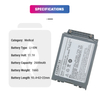 Lithium 11.1V 2600mAh Li-ion Replacement CMLB-1525 hylb-1525 022-000033-00 Medical Battery for COMEN C30 ECG Machine batteries