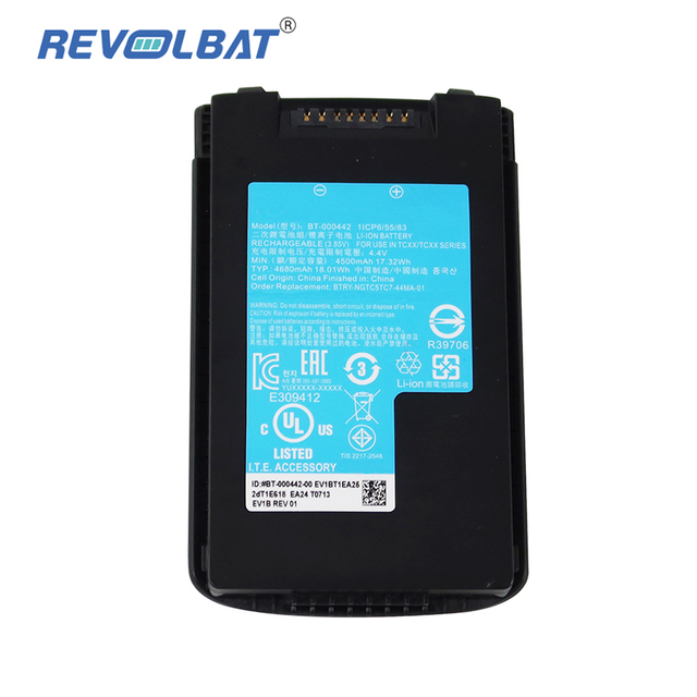 3.85V 4680mAh 18.01Wh Barcode Scanner Battery For Zebra TC53 TC58 TC73 TC78 BT-000442 BTRY-NGTC5TC7-44MA-01 BT-000442-00