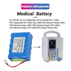 BP-53 Capacity 2000mAh 12v Suitable Medical NI-MH Battery for BP-53 TOP -5300 TOP-3300 TOP-2200 Syringe Pump