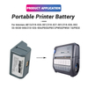 OEM Mobile Portable Label Printer Replacement 14.8V 2600mAh Batteries for Intermec PB50 PB51 318-026-001 AB13 852-915-001 PW50 li-ion battery pack