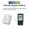 3.7V 3600mAh Li-ion rechargeable CA60L1-G HA-020LBAT HA-D21LBAT Barcode Scanner battery for IT-600 IT-300 IT-G500
