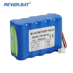 BP-53 Capacity 2000mAh 12v Suitable Medical NI-MH Battery for BP-53 TOP -5300 TOP-3300 TOP-2200 Syringe Pump