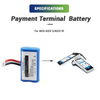 Li-ion 7.4V 3400m AQSI-5 AQSI5 AQSI 5F Lithium ion pos terminal battery aQsi5 aqsi 5 for POS Machine System