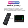 Replacement 12V 2300mAh FB1223 Medical Battery for Vital Signs Monitor PM9000 PM8000 PM7000