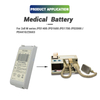 Medical 10V 2500mAh Sealed Lead Battery PD4410 Z5603 PD1400 Replacement Battery for Zoll M