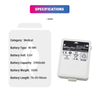 Rechargeable Li-ion 9.6V 2900mAh Battery Accessories SB-671P Battery for Nihon Kohden BSM 3000 6000