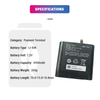 7.2V 4950mAh Replacement Lithium-ion Li-ion W5600 W5900 V1 Pos Battery for Sunmi V1 POS Payment Terminal Batteries