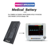 14.8V 5200mAh Li-ion Replacement LHJ18650 JHOTA18650 HYLB-1010 Medical Battery for COMEN C50 C60 8000D Vital Signs Monitor Battery