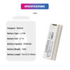 Lithium-ion 1.1V 4500mAh Replacement LI23I001A 2108-20-65792 lithium Medical ultrasound Battery for M5 M5T M7 M7 Series