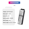 3.6v 3300mAh 12.21Wh Barcode Scanner Replacement Battery For Zebra MC20 BT-000450 BT-000450-67 BTRYMC2035MA01 