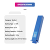 Lithium Ion LI-ION 14.8V 5200mAh Replacement V60-19000-63 Ventilators Medical Battery for Flight 60 Ventilator Monitor Batteries