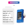 Hot Selling Ingenico AXIUM DX4000 battery Replacement Lithium-ion 7.2V 2200mAh axium dx4000 LD18650N pos battery for Payment Terminal