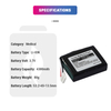 4350mAh 3.7V 16.1Wh UGB New Battery For Masimo Radical-7 27057 LP-PBXMAXI1S2P Medical Battery