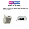 Medical M-BPL-1 Replacement 10.8V 4400mAh Lithium ion 31CR18/65-2 M6044-1 M6044-2 Oximeter Battery for Nellcor Libra PM100N