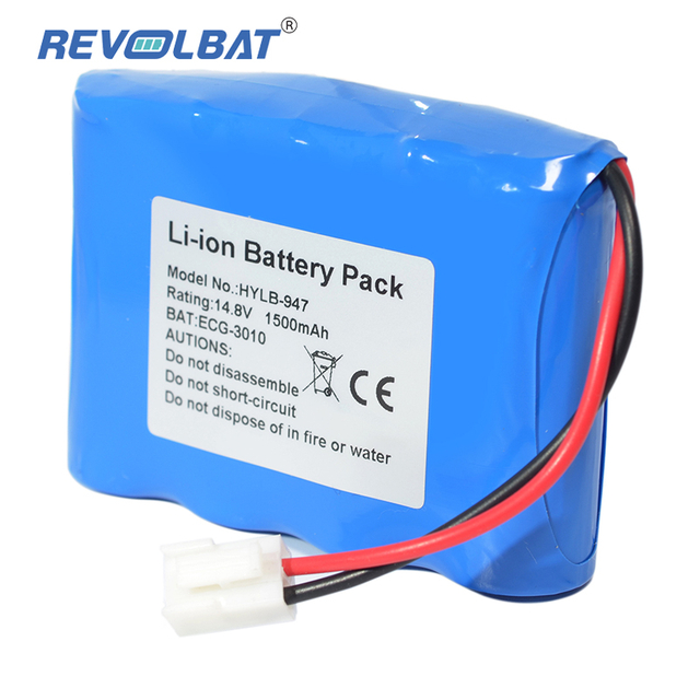  Li-ion 14.80V 3400mAh 50.32Wh Medical Battery For Biocare HYLB-947 ECG-3010 Digital 3-channel ECG