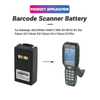Li-ion 3.7V 5200mAh Replacement 4ACC0046 94ACC1386 BT-0016 BT-26 PDA Barcode Scanner Battery for Datalogic Falcon X3 X4 BT-0015