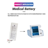 Replacement Ventilator Battery High Capacity 14.4V 11000mAh 88881344 1076374 1058272 Medical Battery for Philips RESPIRATEUR V60 V60S