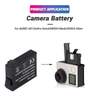 Li-ion Ion 3.8V 1160mAh Rechargeable Camera Battery AHDBT-401 Go Pro HERO4 Black Silver for Sports Camera Battery