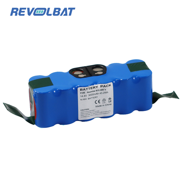 High Capacity NI-MH 14.8v 3000mAh Battery Pack Replacement Vacuum Cleaner GD-Roomba-500 VAC-500NMH-33 For Roomba 650 800 900