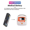 CUSA0601F Li-MnO2 12V 4050mAh Non-rechargeable 110604-O Battery for CU Medical Defibrillator I-PAD IPAD SP1 SP2 NF1200