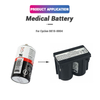 2V 2.5Ah Lead Acid Rechargeable Replacement 0810-0004 Lead-acid D Cell Battery for EnerSys Cyclon Medical Batteries