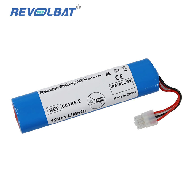 12V 3000mAh Li/Mn02 Battery Pack 00185-2 7919-2 B11387 Replacement Battery for AED 10 LIFEQUEST POWERSTICK 2 AMED0027