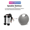 Li-ion Battery Pack 3.7V 3400mAh ID997 IAA007NA Wireless Bluetooth Speaker Battery Replacement for Onyx Studio 5 Onyx Studio 6