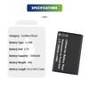 Cordless Phone Battery For Alcatel 10000058 RTR001F01 EBP-80 MT1000 Fits AGFEO DECT 60 IP 8232 DECT 3BN67330AA DJ-CH201 DJ-FX