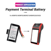 Customized Li-ion 7.2V 2600mAh Rechargeable Lithium Ion IS928 NEWPOS 9220 POS Terminal Battery for NEW9210 NEW 9220 Pos Machine