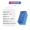 12V 2800mAh LiMnO2 4-07-0001 HYB 18-0075 HYB 15-0040 HYB-140-0023 FA 12-06466 Medical Battery For FRED EASY Defibrillator