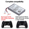 2000mAh 7.4Wh Wireless PS4 Controller Battery for Sony PlayStation 4 DualShock4 V1 V2 KCR1410 LIP1522 CUH-ZCT1E CUH-ZCT2 