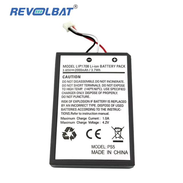 3000mah 2000mAh LIP1708 PS5 Game Controller Lithium Battery for Sony PS5 Controller DualSense 