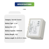 3.7V 3600mAh Li-ion rechargeable CA60L1-G HA-020LBAT HA-D21LBAT Barcode Scanner battery for IT-600 IT-300 IT-G500