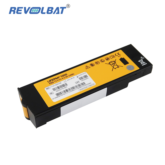Li/Mno2 12V 4500mAh Medical Battery 11141-000156 3205379-005 for Physio-Control Lifepak 1000