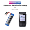 Rechargeable Pos Terminal Battery IS1130G lithium rechargeable battery 3.7V 2600mAh for PAX S920