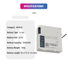 10.8V 2000mAh Replacement Li-ion M6457 989803196521 Battery For Moniteur Intellivue X3 MX100 867030 Medical High Quality