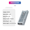 14.8V 3000mAh LI24I001A Battery Compatible for Mindary BeneHeart D3 LI24I001A D2 D3