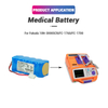 12V 3000mAh Ni-MH Replacement Defibrillator Medical 10N-3000SCR Battery for Fukuda FC-1760 FC-1700 Defibrillator Battery