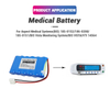 Nickel Metal Hydride 7.2V 2000mAh Replacement Ni-MH 6HP-E200AA-3P Ecg Medical Battery for BEXEL CARE VISION OM100 ECG Monitor Battery