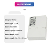 High quality 989803169491 Medical Replacement Vital Signs Monitor battery 14.8V 5080mAh 75.18Wh for Invivo Expression MRI 9093 Precess 