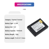Lithium 7.4V 1850mAh Replacement GX01 KAYO505067-2S Pos Terminal Li-ion Battery for Nexgo K370 G870 G3 POS System Batteries