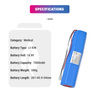 14.4V 7800mAh Medical Battery BAT013514 for ResMed Elisee 250 Elisee 350 +TOOL