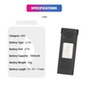 Replacement XS809S Battery 3.7V 1800mAh Foldable RC Quadcopter Spare parts VISUO Drone Aircraft For VISUO Remote Control Aircraft battery
