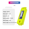 New Arrival 12V 7750mAh Replacement LI-SO2 9146-102 9146-202 9146-302 9146-002 battery for zoll Powerheart G3 Pro AED Medical Defibrillator 
